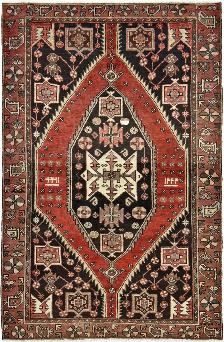 Persian Rug Saveh 6'5"x4'0" 6'5"x4'0", Persian Rug Knotted by hand