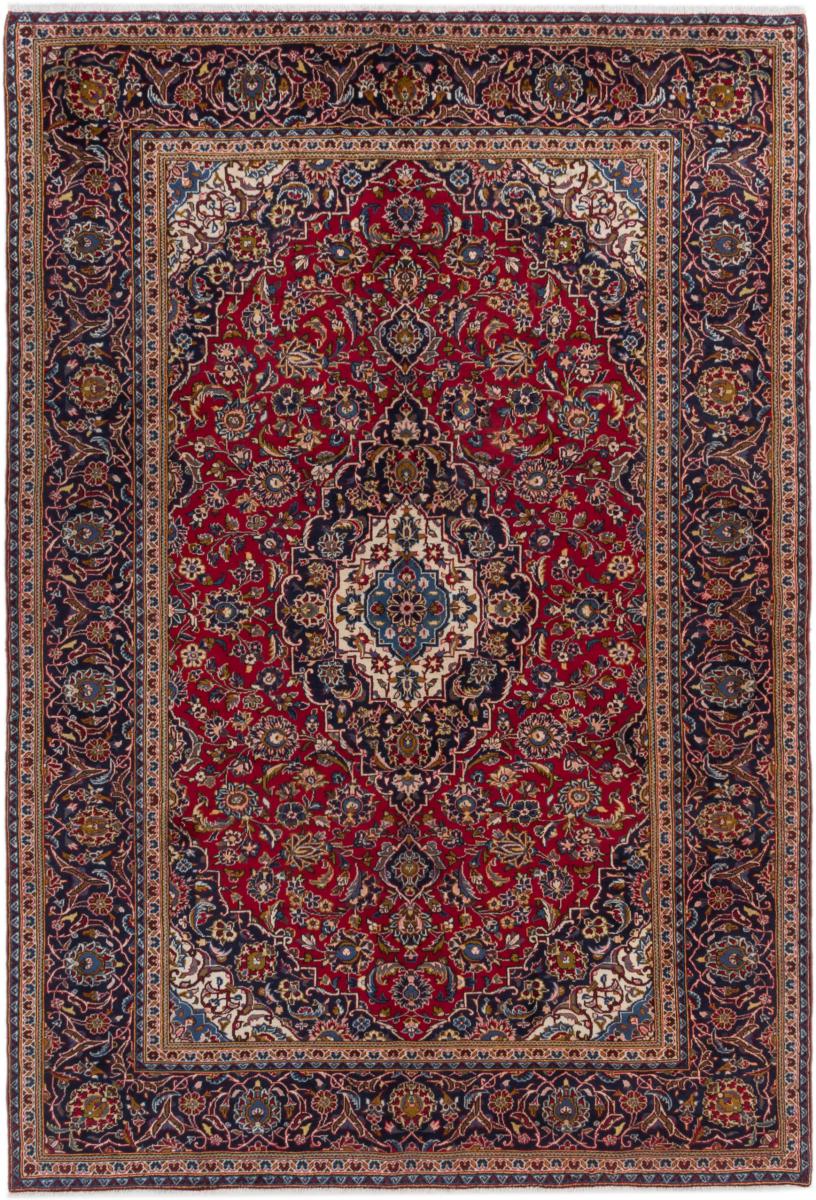 Tapis persan Kashan 300x206 300x206, Tapis persan Noué à la main