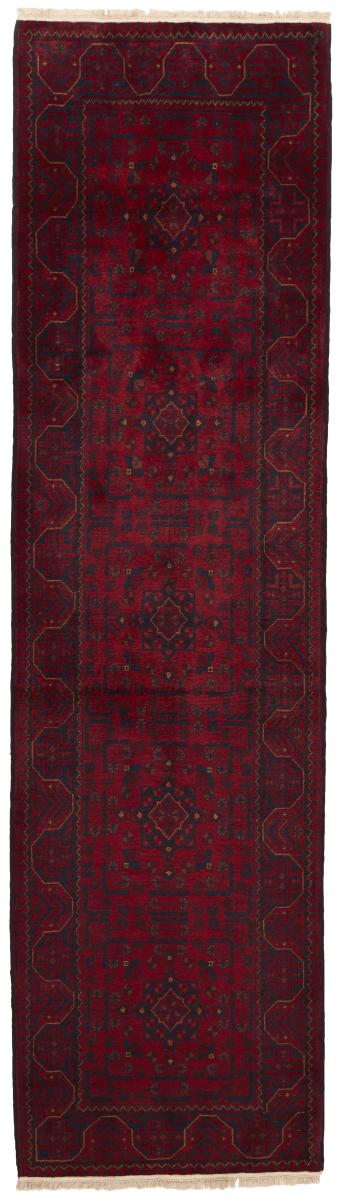 Afganistan-matto Khal Mohammadi 9'7"x2'7" 9'7"x2'7", Persialainen matto Solmittu käsin