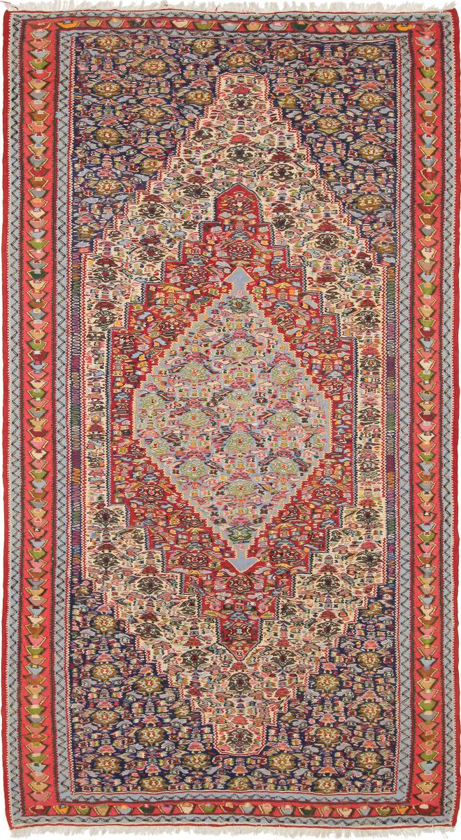 Persian Rug Kilim Senneh 256x142 256x142, Persian Rug Knotted by hand