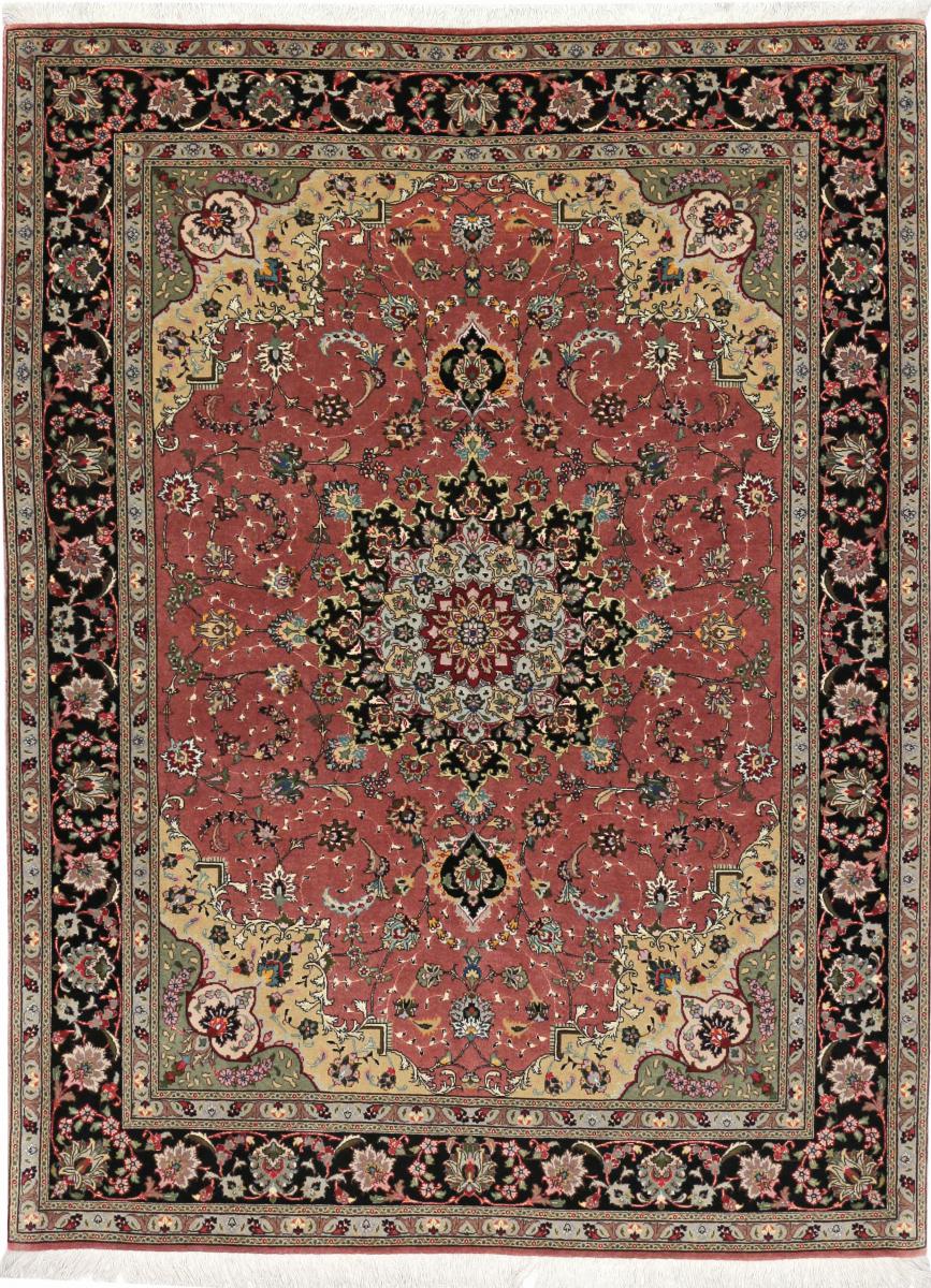Persian Rug Tabriz 6'8"x4'11" 6'8"x4'11", Persian Rug Knotted by hand