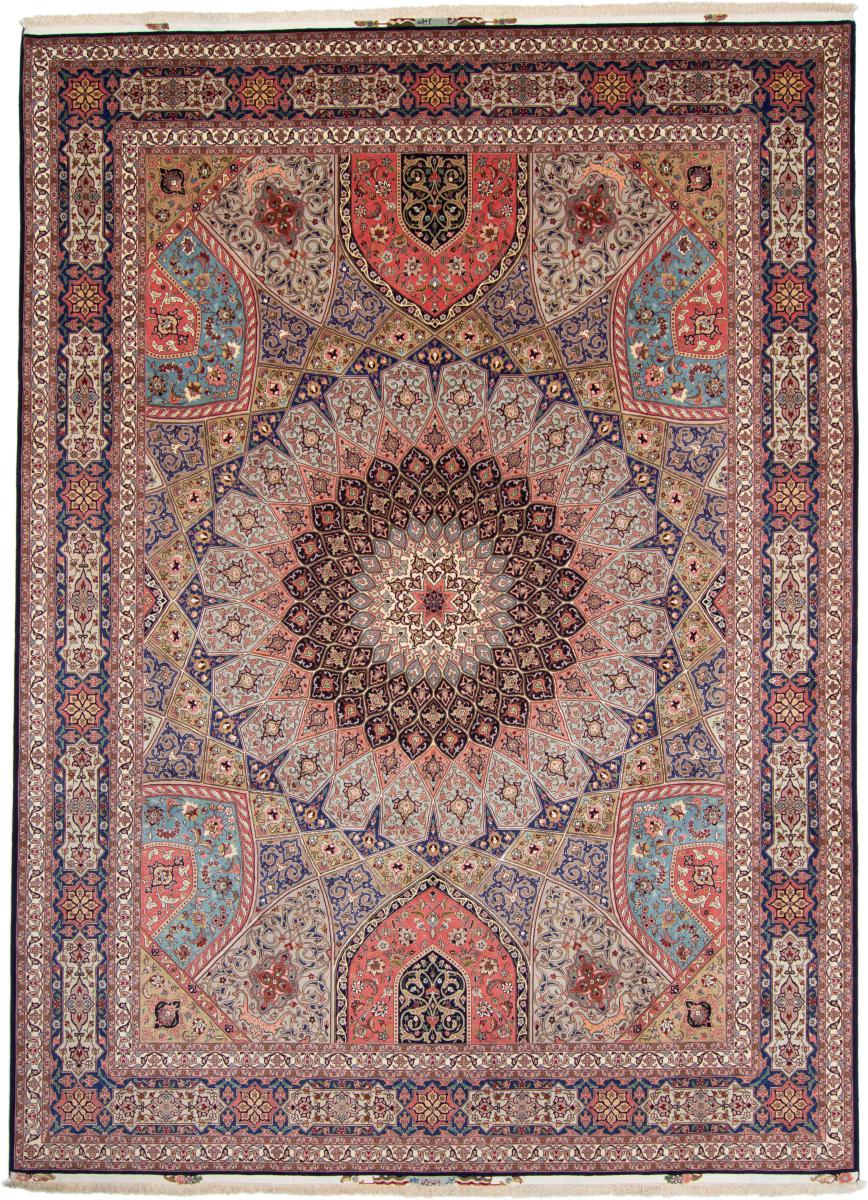 Perzsa szőnyeg Tabriz 50Raj 409x303 409x303, Perzsa szőnyeg Kézzel csomózva