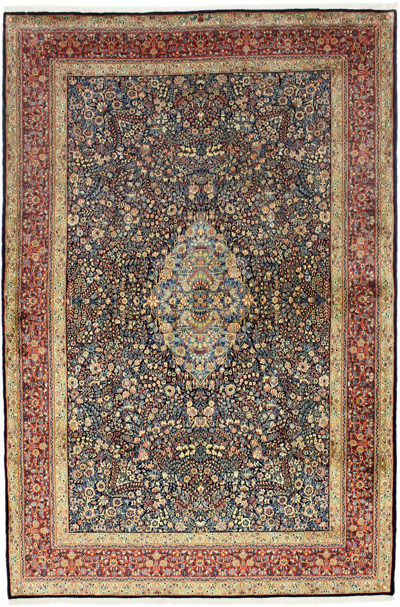 Persian Rug Kerman Rafsanjan Sherkat 296x198 296x198, Persian Rug Knotted by hand