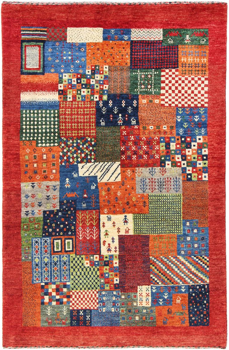Perzisch tapijt Perzisch Gabbeh Loribaft Nowbaft 152x101 152x101, Perzisch tapijt Handgeknoopte