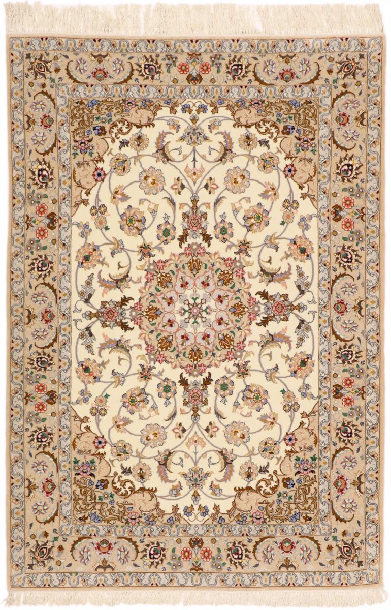  ペルシャ絨毯 イスファハン 絹の縦糸 166x114 166x114,  ペルシャ絨毯 手織り