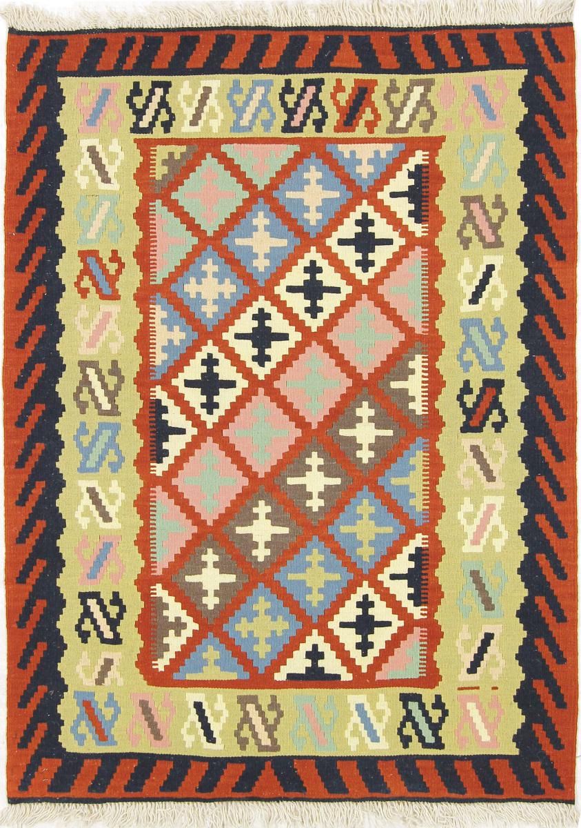 Tapis persan Kilim Fars 141x105 141x105, Tapis persan Tissé à la main