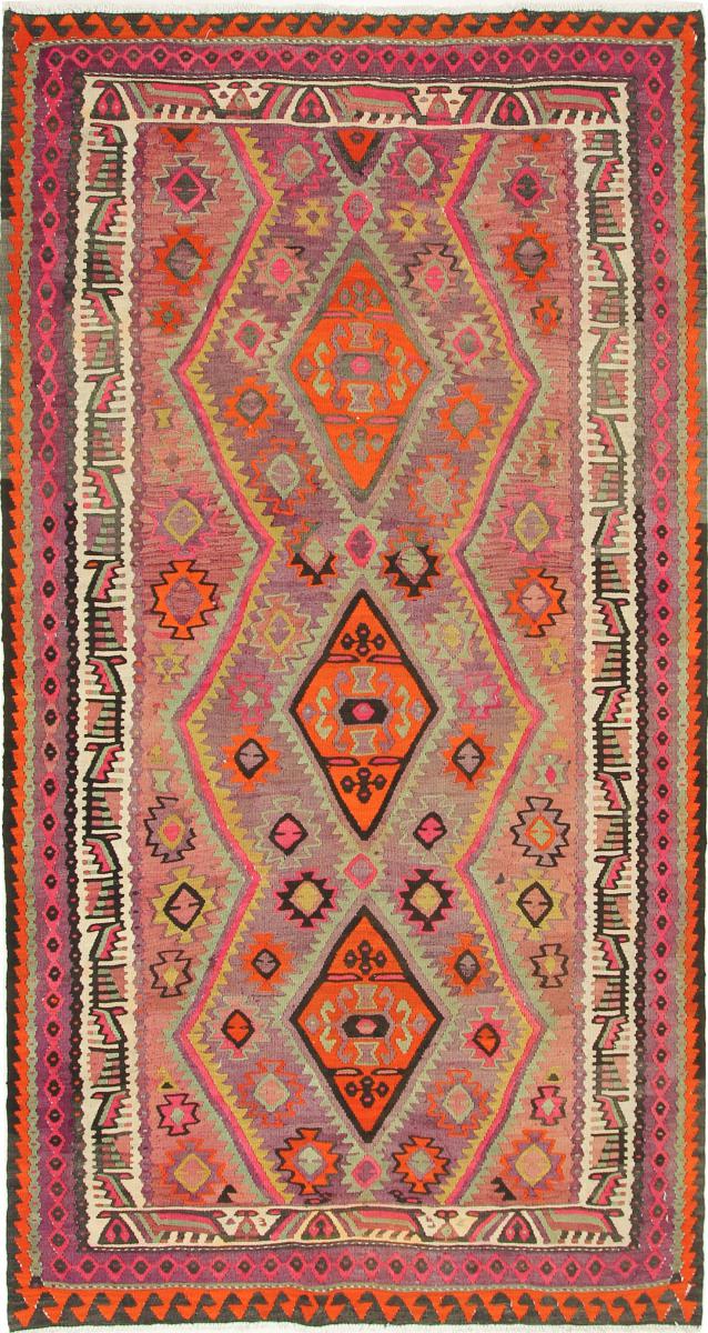 Persian Rug Kilim Fars Azerbaijan Antique 289x155 289x155, Persian Rug Woven by hand