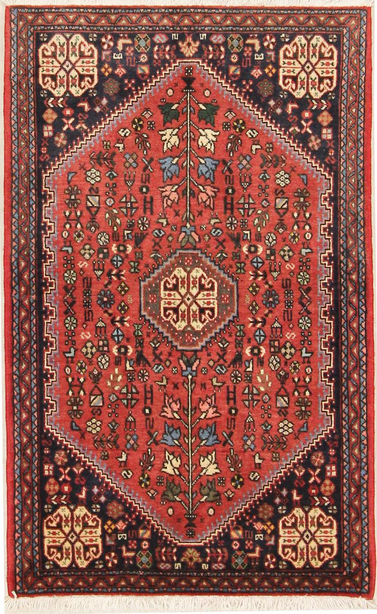 Tapis persan Abadeh 3'5"x2'2" 3'5"x2'2", Tapis persan Noué à la main