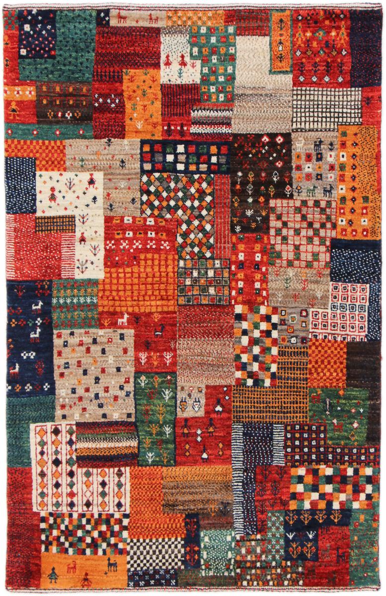 ペルシャ絨毯 ペルシャ ギャッベ ペルシャ ロリbaft Nowbaft 126x81 126x81,  ペルシャ絨毯 手織り