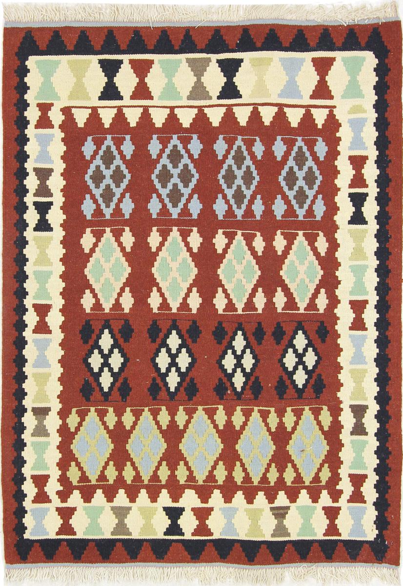  ペルシャ絨毯 キリム Fars 143x102 143x102,  ペルシャ絨毯 手織り