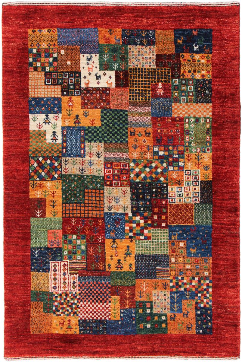  ペルシャ絨毯 ペルシャ ギャッベ ペルシャ ロリbaft Nowbaft 122x84 122x84,  ペルシャ絨毯 手織り