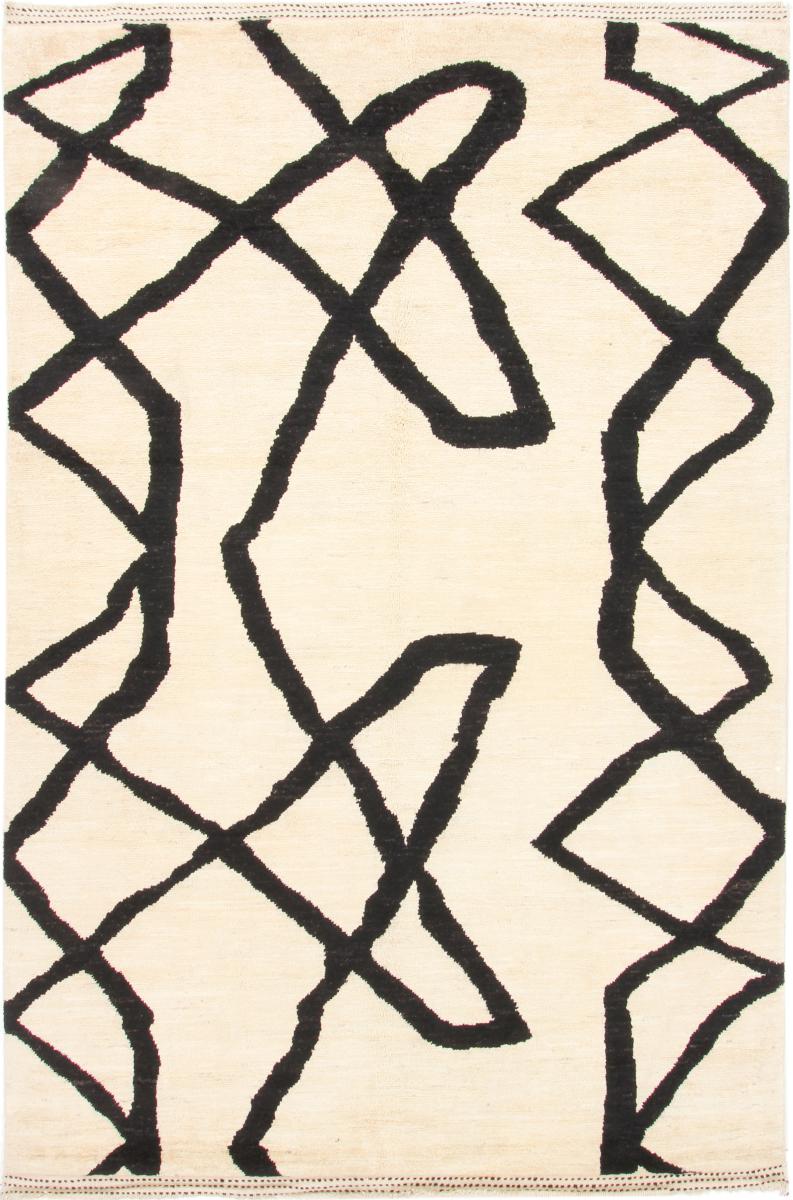Afganistan-matto Berber Maroccan 312x203 312x203, Persialainen matto Solmittu käsin