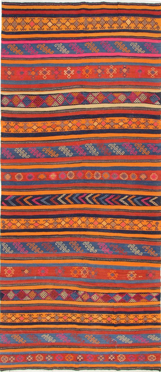 Persisk matta Kilim Fars Azerbajdzjan Antik 344x149 344x149, Persisk matta handvävd 