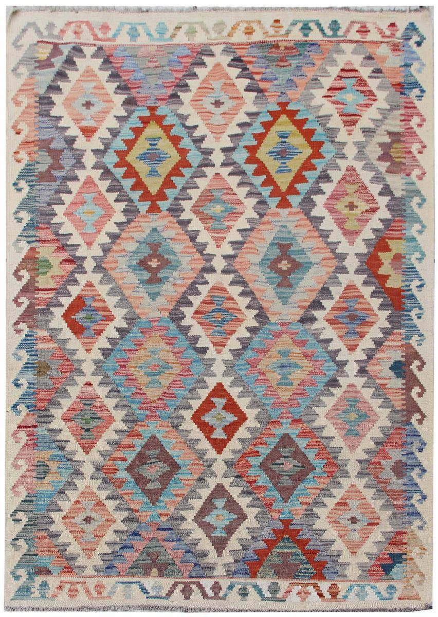 Afghan rug Kilim Afghan 5'10"x4'1" 5'10"x4'1", Persian Rug Woven by hand