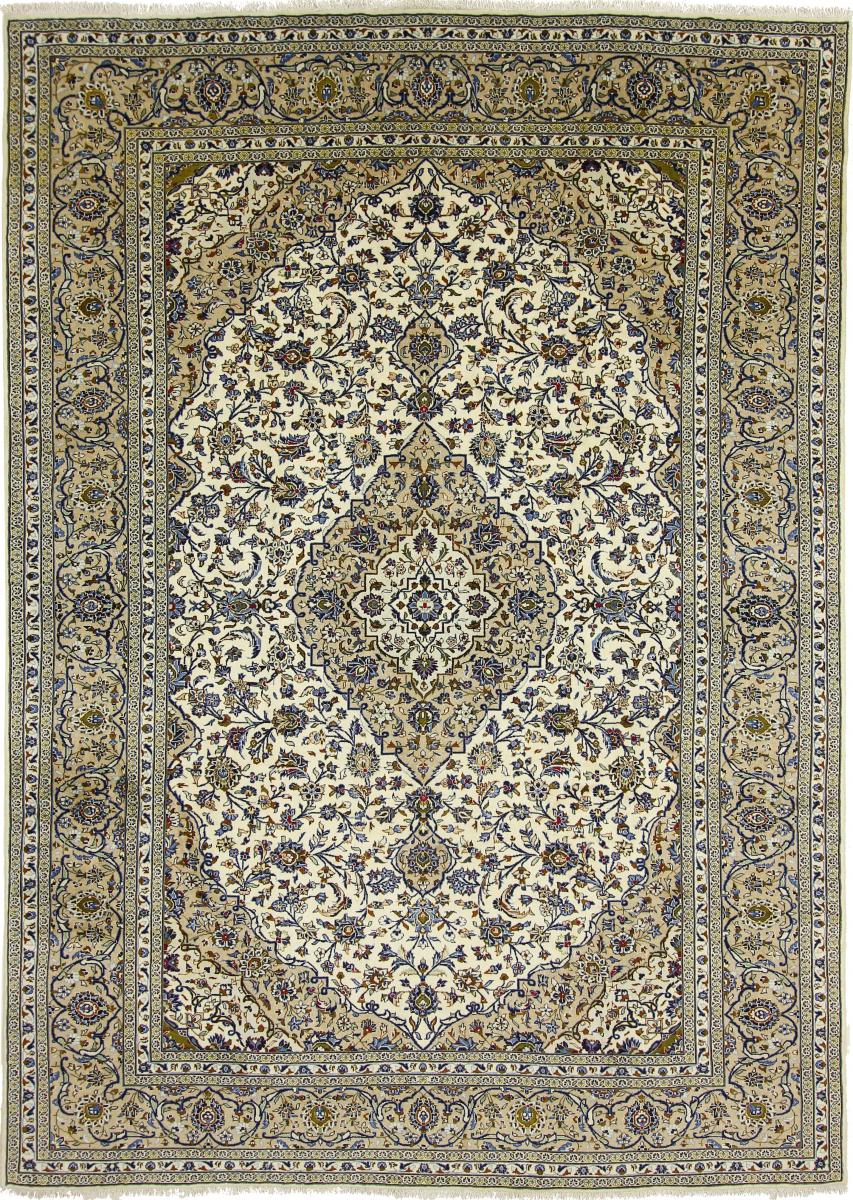 Persian Rug Keshan 13'2"x9'6" 13'2"x9'6", Persian Rug Knotted by hand