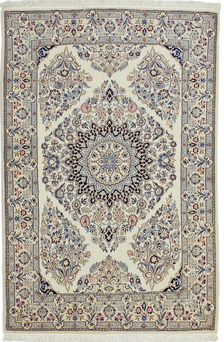 Persian Rug Nain 6La 5'3"x3'4" 5'3"x3'4", Persian Rug Knotted by hand