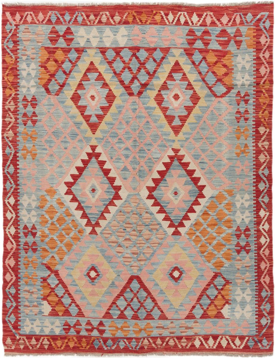 Alfombra afgana Kilim Afghan 191x153 191x153, Alfombra persa Tejido a mano