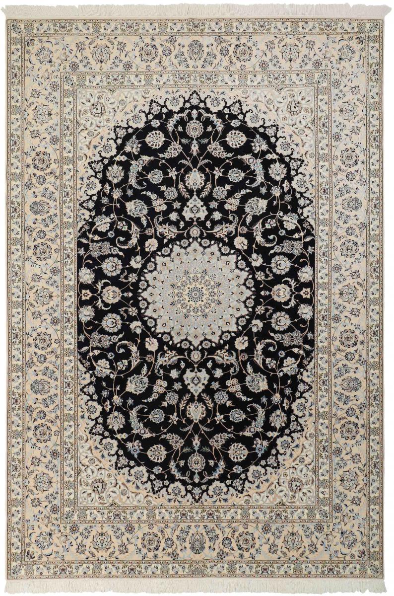 Persian Rug Nain 6La Habibian 10'2"x6'11" 10'2"x6'11", Persian Rug Knotted by hand