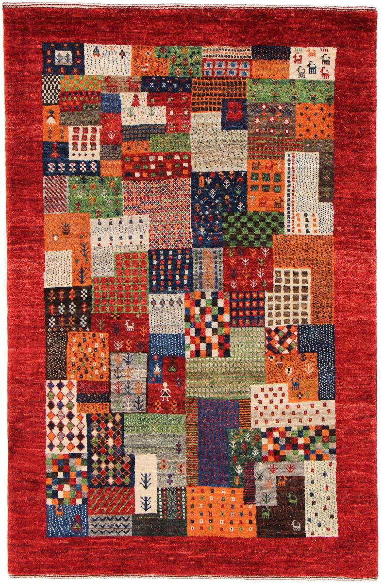  ペルシャ絨毯 ペルシャ ギャッベ ペルシャ ロリbaft Nowbaft 129x86 129x86,  ペルシャ絨毯 手織り