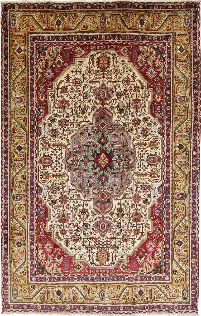 Persian Rug Tabriz 10'0"x6'6" 10'0"x6'6", Persian Rug Knotted by hand