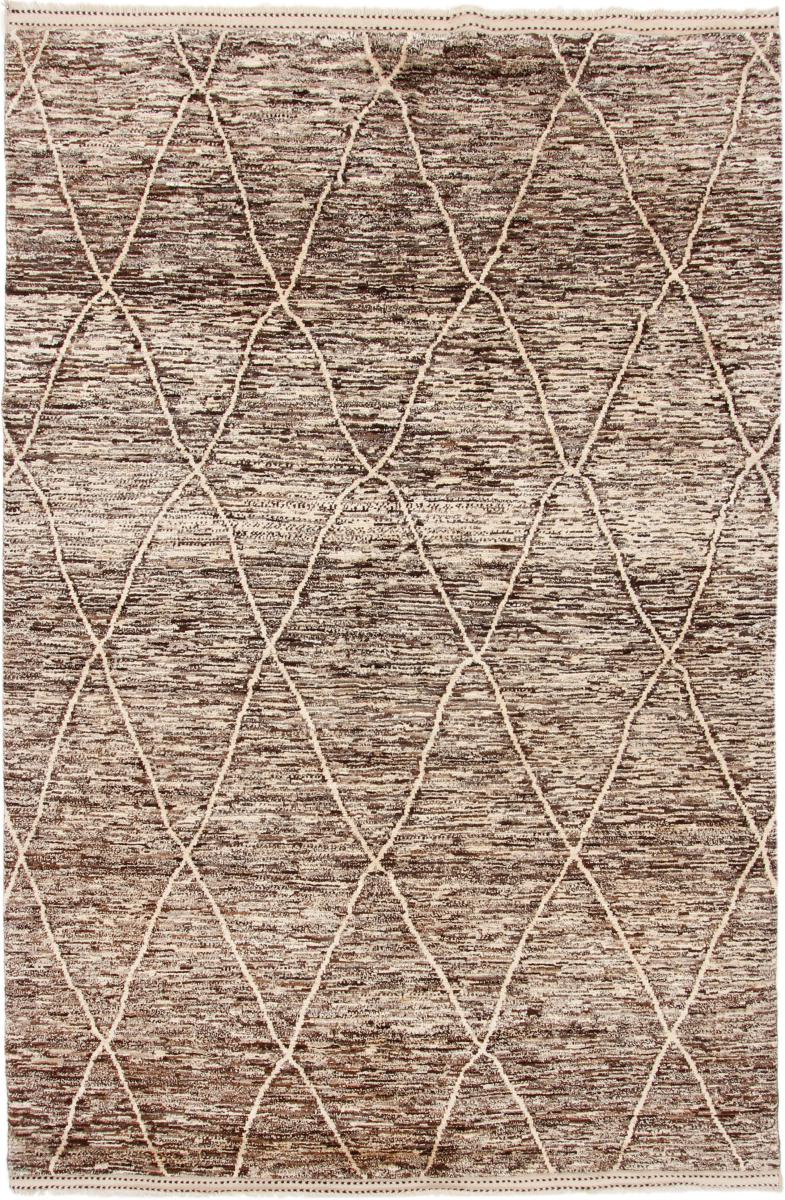 Afghanska mattan Berber Maroccan 304x200 304x200, Persisk matta Knuten för hand