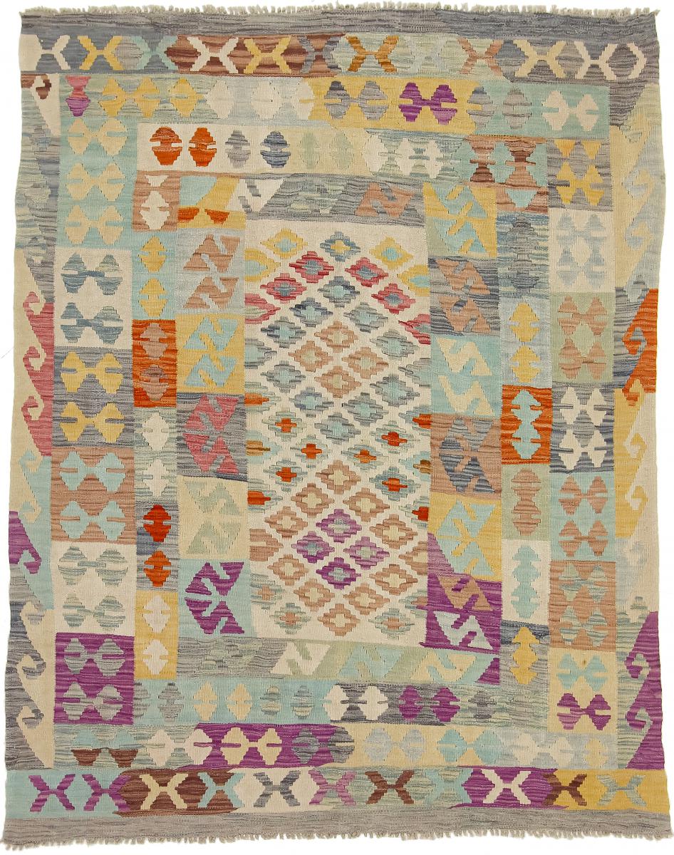 Afghan rug Kilim Afghan Heritage 6'7"x5'3" 6'7"x5'3", Persian Rug Woven by hand