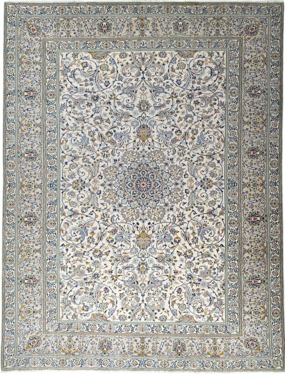 Persian Rug Keshan 12'11"x9'10" 12'11"x9'10", Persian Rug Knotted by hand