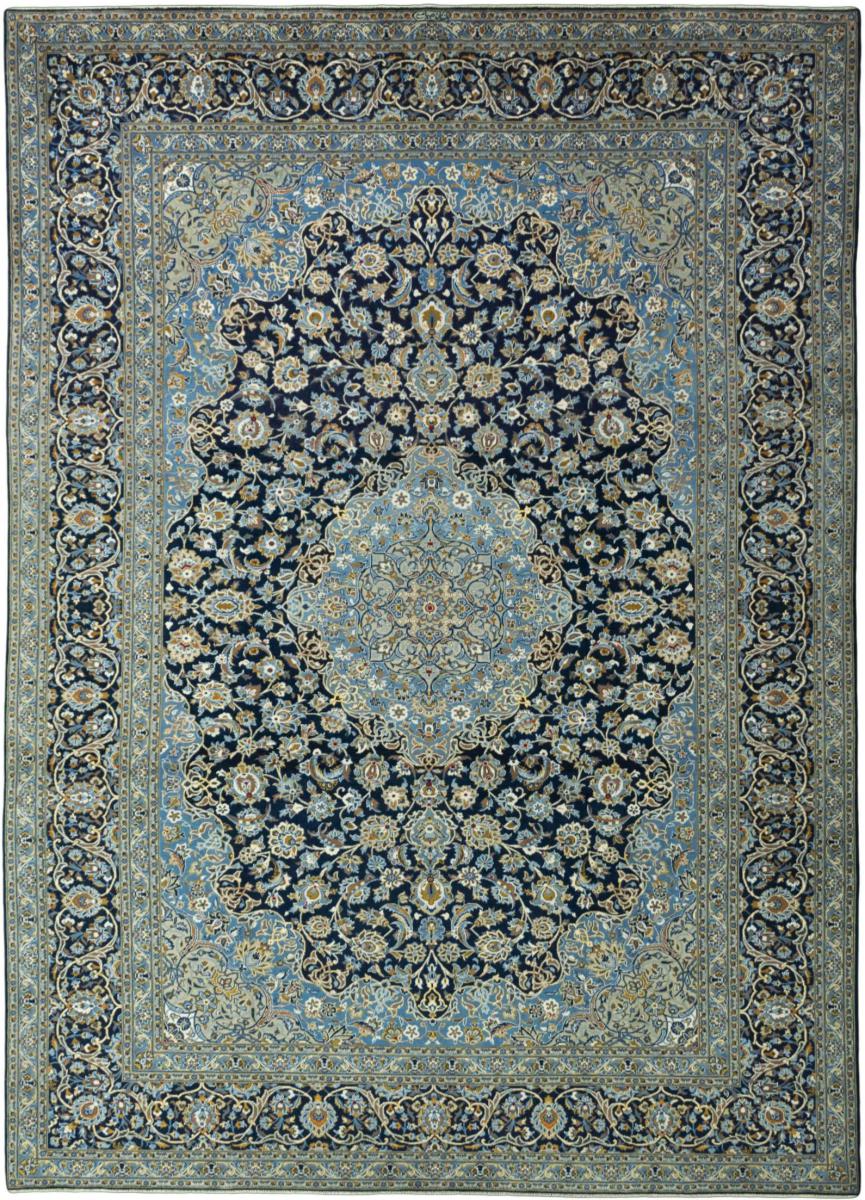 Persian Rug Keshan 13'8"x9'9" 13'8"x9'9", Persian Rug Knotted by hand