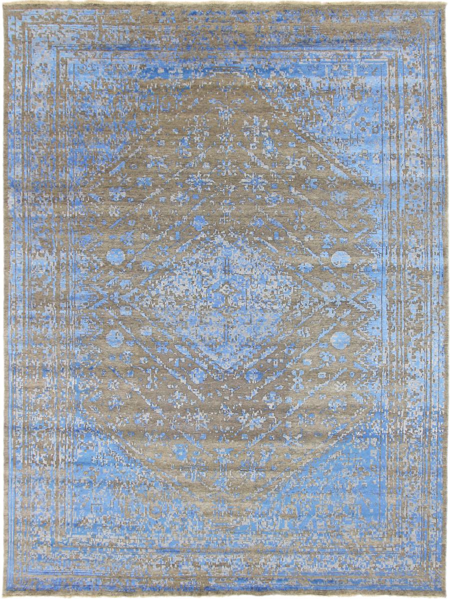インドのカーペット Sadraa 11'11"x9'0" 11'11"x9'0",  ペルシャ絨毯 手織り