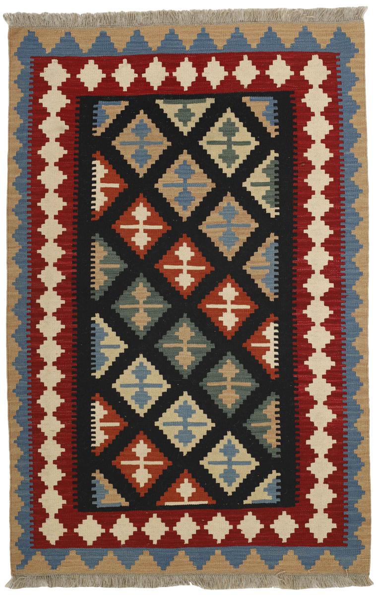 Persian Rug Kilim Fars 6'1"x3'10" 6'1"x3'10", Persian Rug Woven by hand