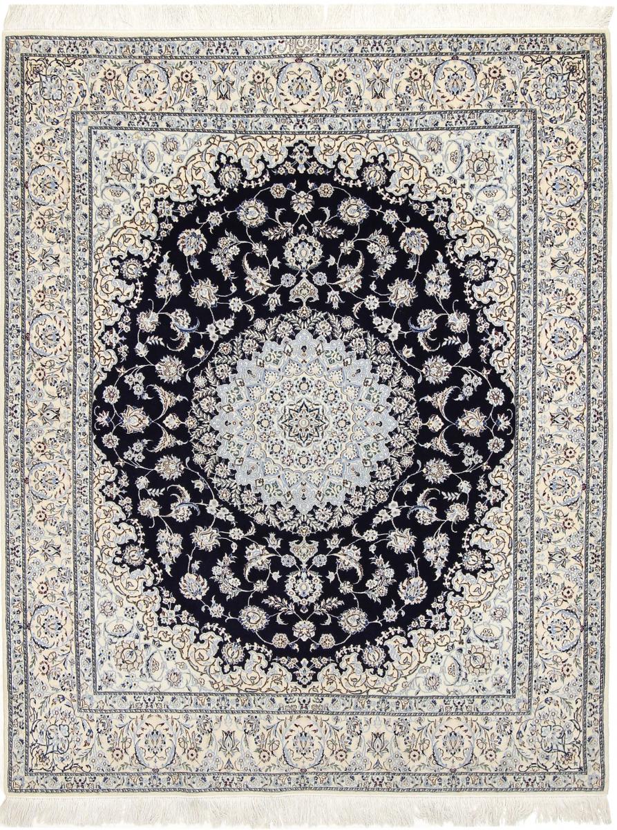Persian Rug Nain 6La 6'7"x5'3" 6'7"x5'3", Persian Rug Knotted by hand
