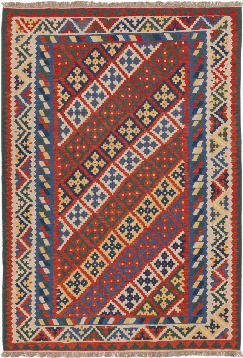  ペルシャ絨毯 キリム Fars Ghashghai 299x207 299x207,  ペルシャ絨毯 手織り