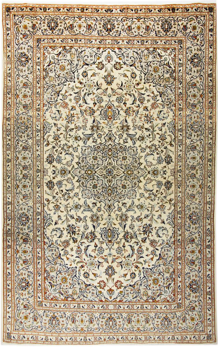 Persian Rug Keshan 10'1"x6'4" 10'1"x6'4", Persian Rug Knotted by hand