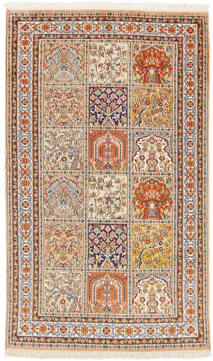 Indisk tæppe Kashmir Silke 156x94 156x94, Persisk tæppe Knyttet i hånden