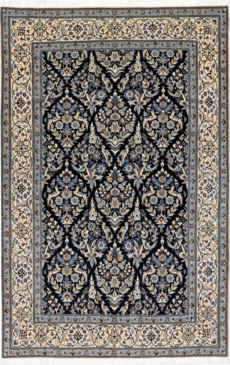 Persian Rug Nain 6La 6'8"x4'3" 6'8"x4'3", Persian Rug Knotted by hand