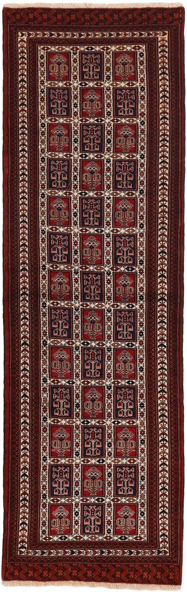  ペルシャ絨毯 トルクメン 282x87 282x87,  ペルシャ絨毯 手織り