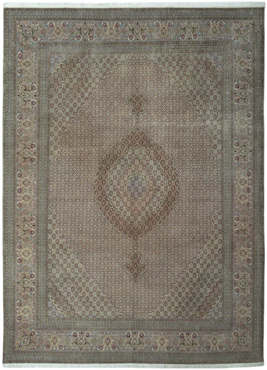 Persian Rug Tabriz 50Raj 13'4"x10'0" 13'4"x10'0", Persian Rug Knotted by hand