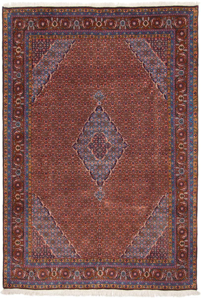 Persian Rug Meshkin 9'6"x6'6" 9'6"x6'6", Persian Rug Knotted by hand