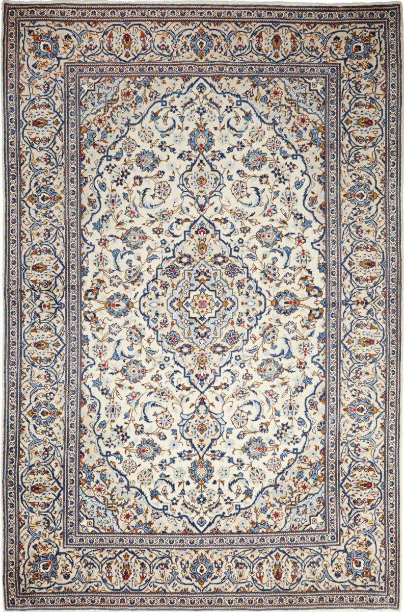 Tapis persan Kashan 294x194 294x194, Tapis persan Noué à la main