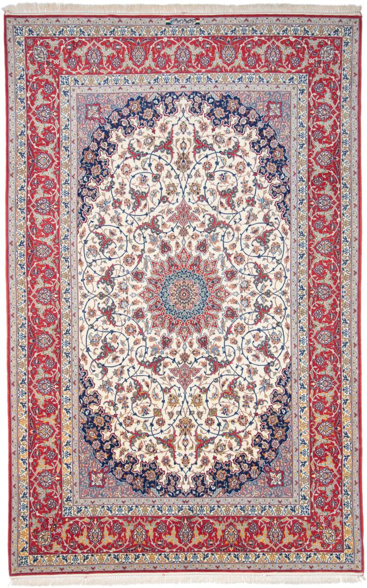 Perserteppich Isfahan Seidenkette 309x198 309x198, Perserteppich Handgeknüpft