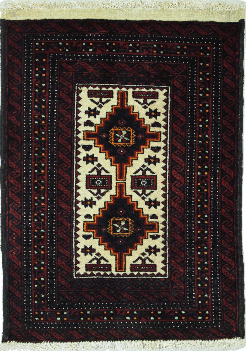 Tapis persan Baloutche 74x55 74x55, Tapis persan Noué à la main