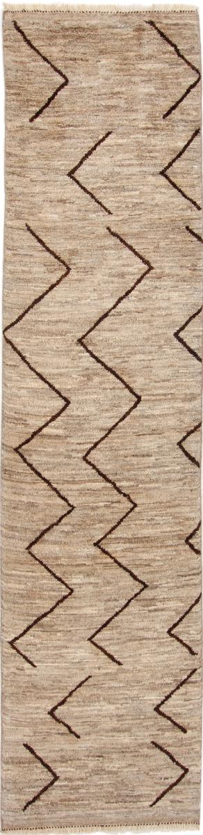Afghanischer Teppich Berber Maroccan 304x74 304x74, Perserteppich Handgeknüpft