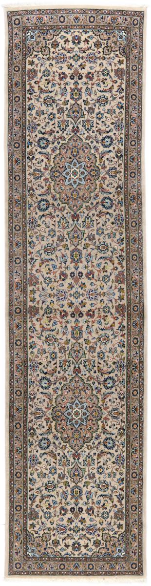 Persian Rug Keshan Old 13'0"x3'1" 13'0"x3'1", Persian Rug Knotted by hand