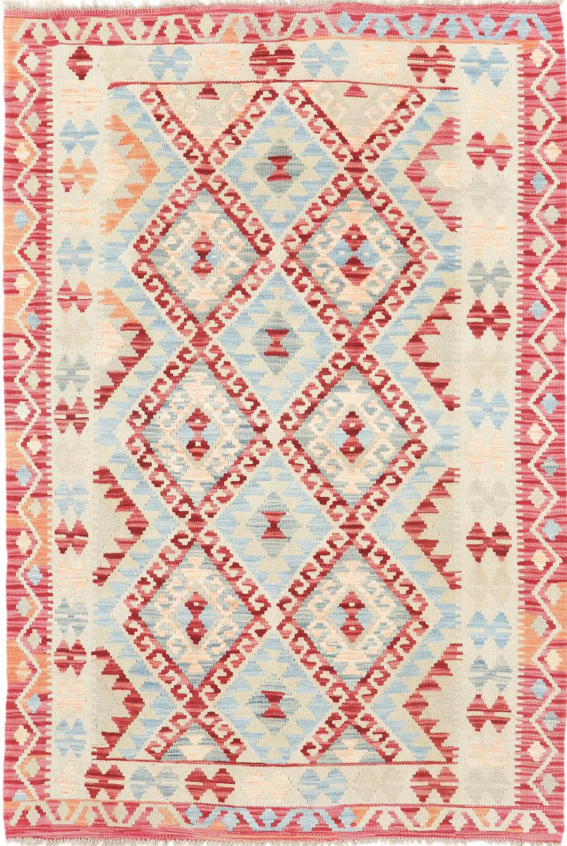 Afghan rug Kilim Afghan Heritage 5'11"x3'11" 5'11"x3'11", Persian Rug Woven by hand