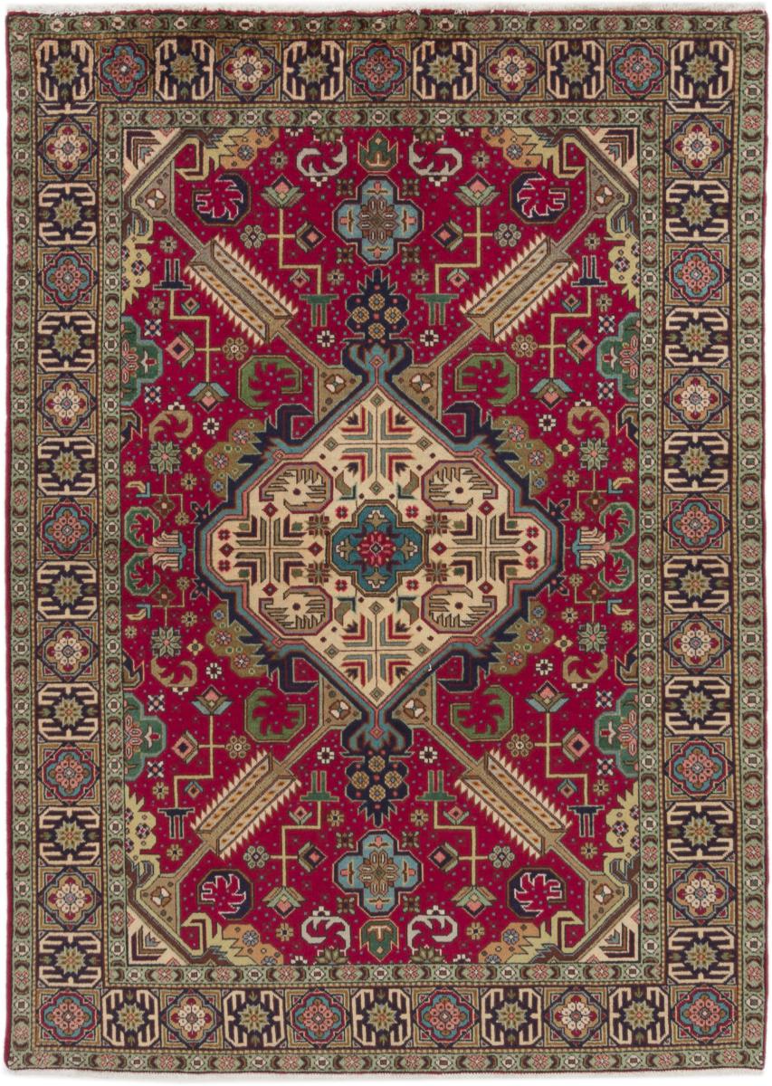 Tapete persa Tabriz 197x140 197x140, Tapete persa Atado à mão