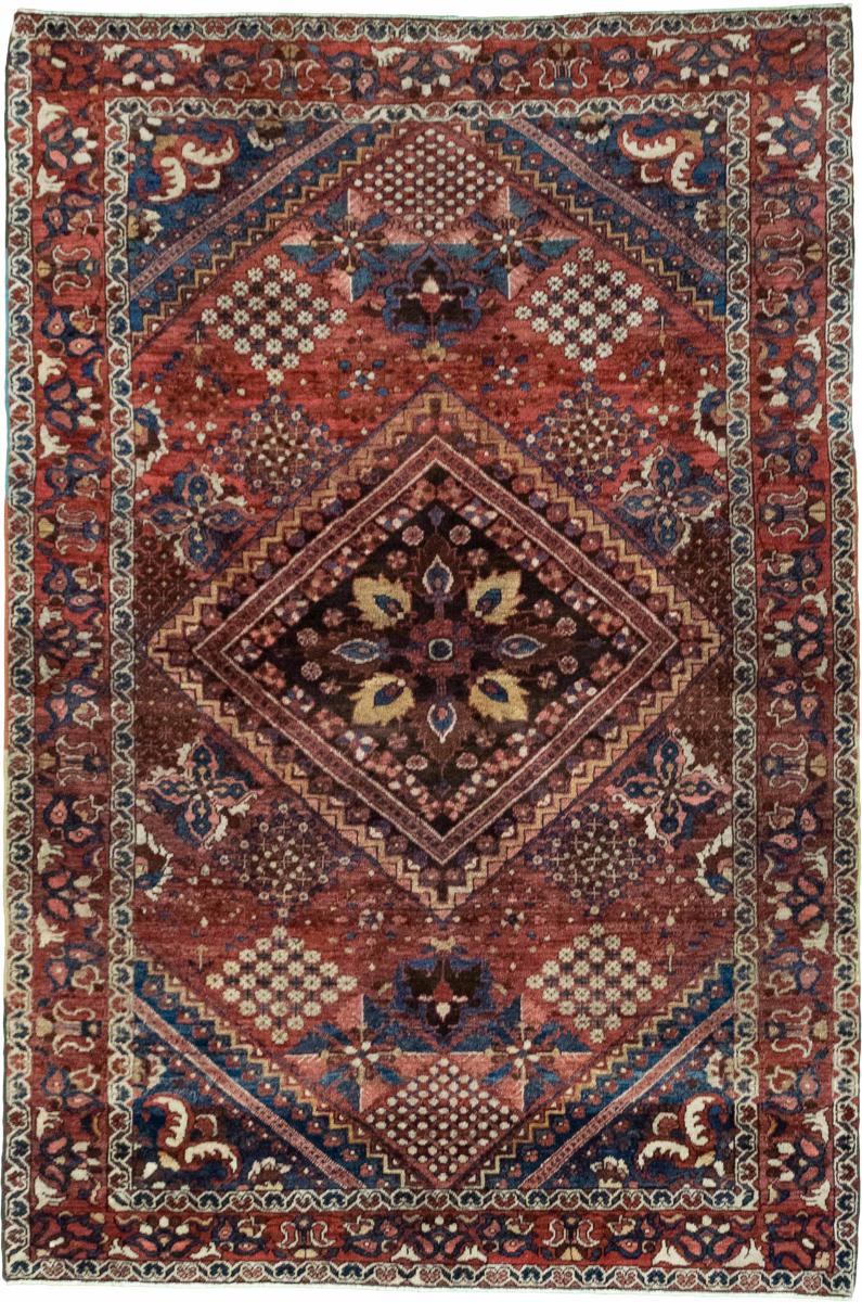 Persian Rug Bakhtiari Antique 199x133 199x133, Persian Rug Knotted by hand