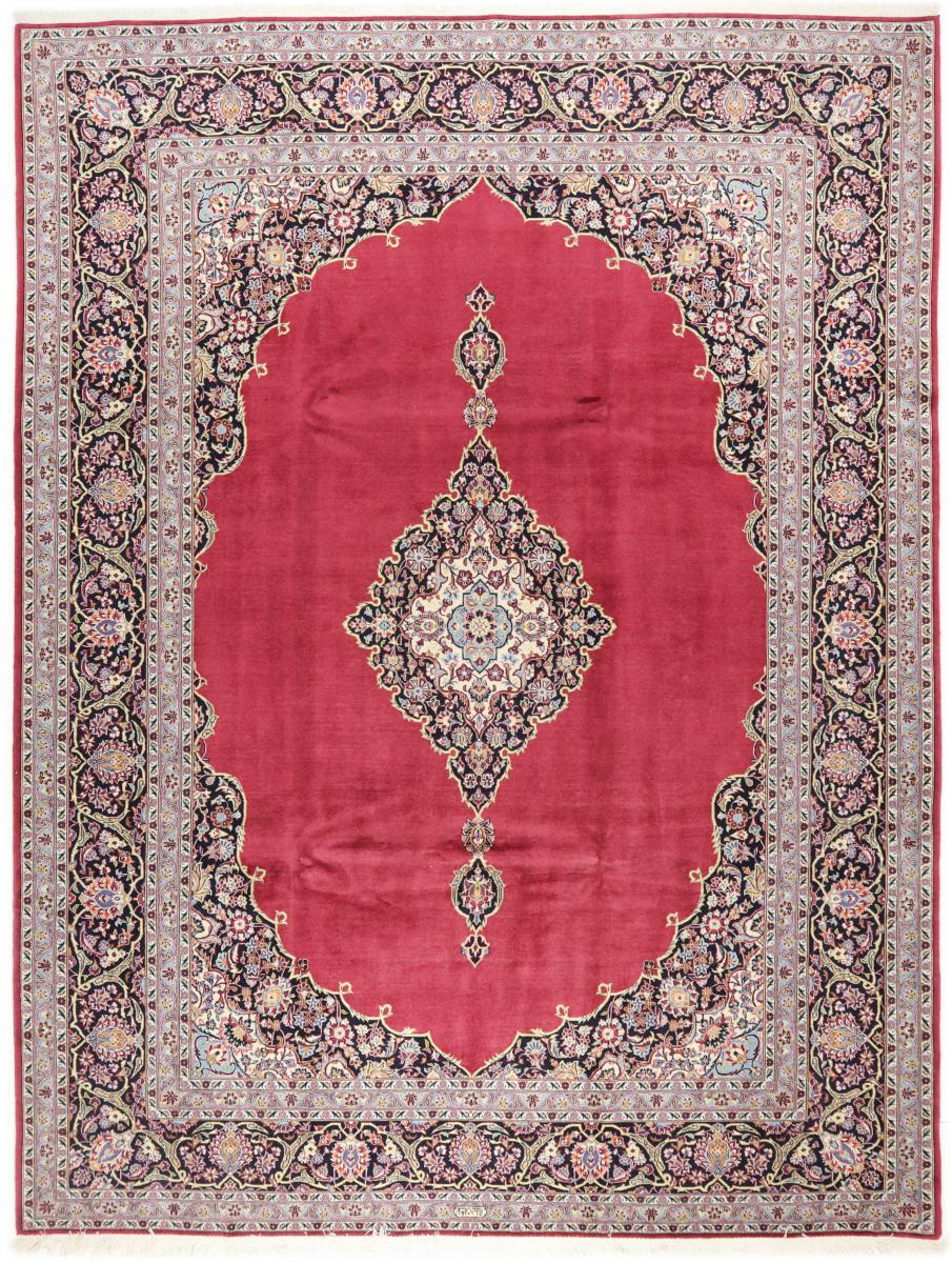 Persian Rug Keshan Old 11'6"x8'8" 11'6"x8'8", Persian Rug Knotted by hand