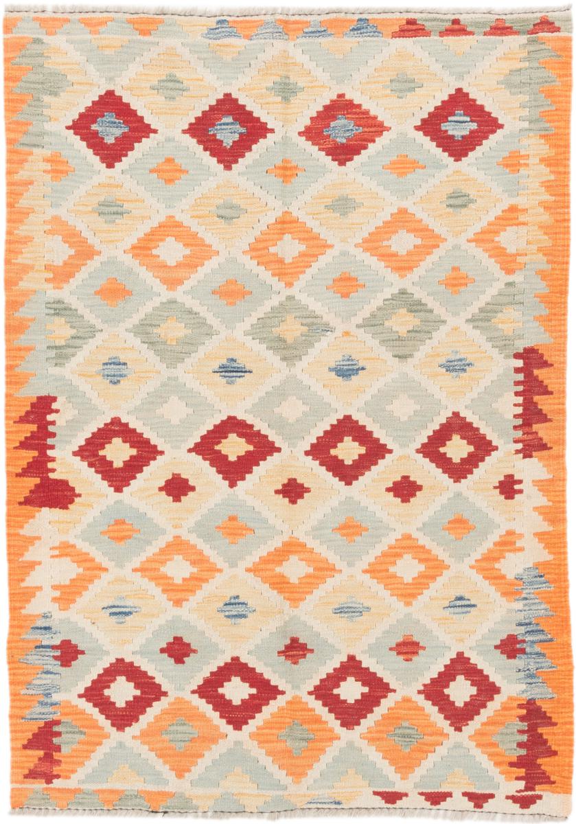 Dywan afgański Kilim Afghan 147x102 147x102, Dywan perski Ręcznie tkane