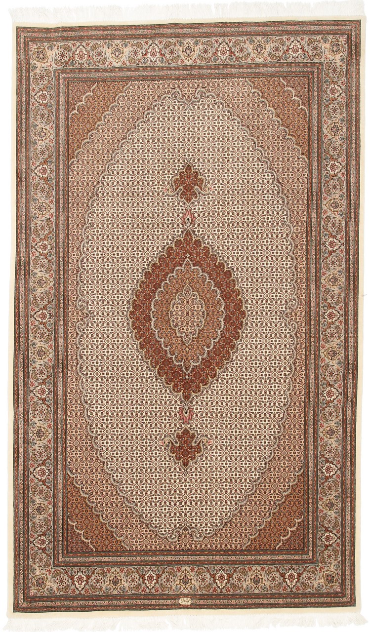 Persialainen matto Tabriz Mahi Pirvasian 8'5"x5'0" 8'5"x5'0", Persialainen matto Solmittu käsin