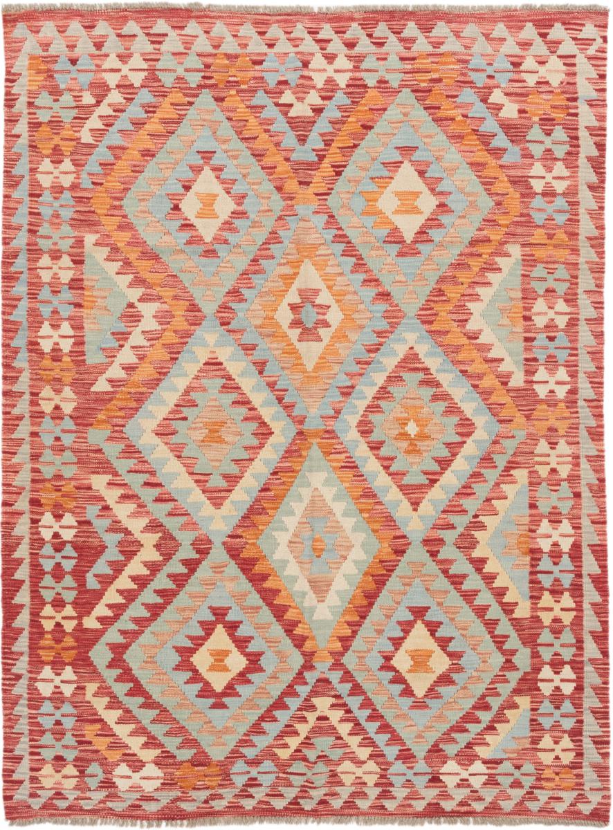 Afghaans tapijt Kilim Afghan 203x152 203x152, Perzisch tapijt Handgeweven